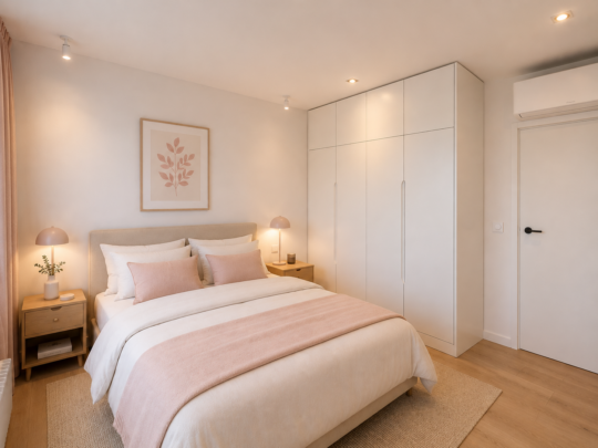 chambre rose
